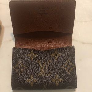 Auth Louis Vuitton Business Credit Card Case